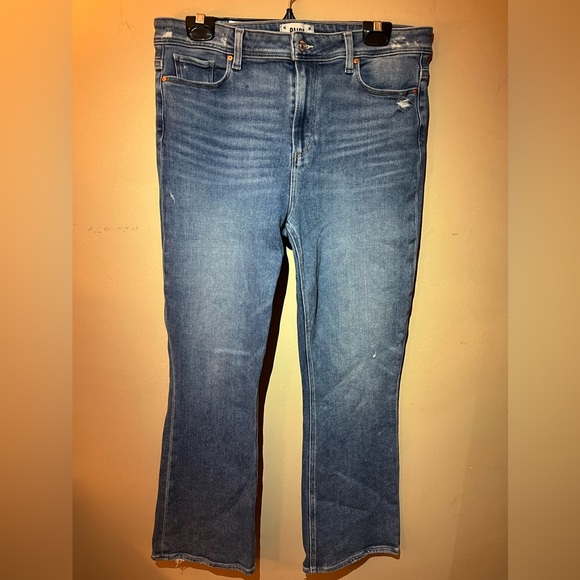 PAIGE Denim - Paige Claudine flare distressed jeans high rise size 32
